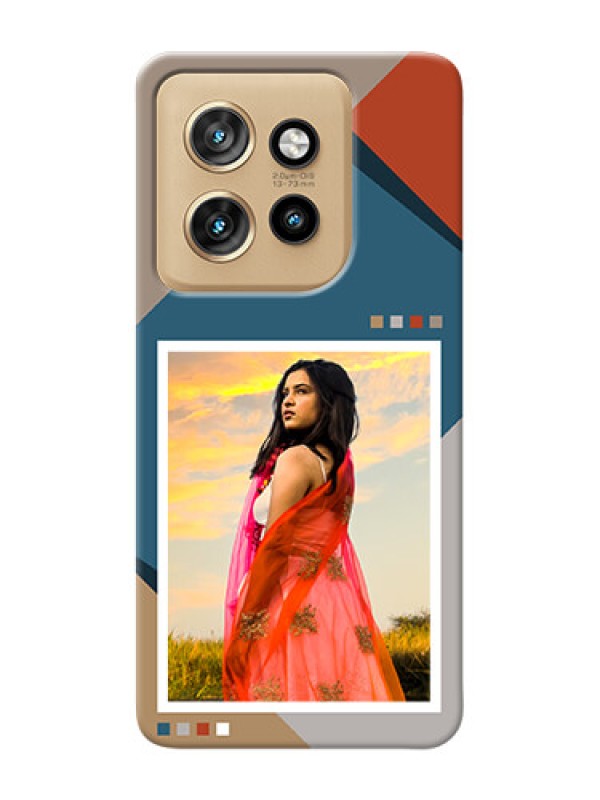 Custom Motorola Edge 50 Neo Personalized Phone Case with Retro color pallet Design