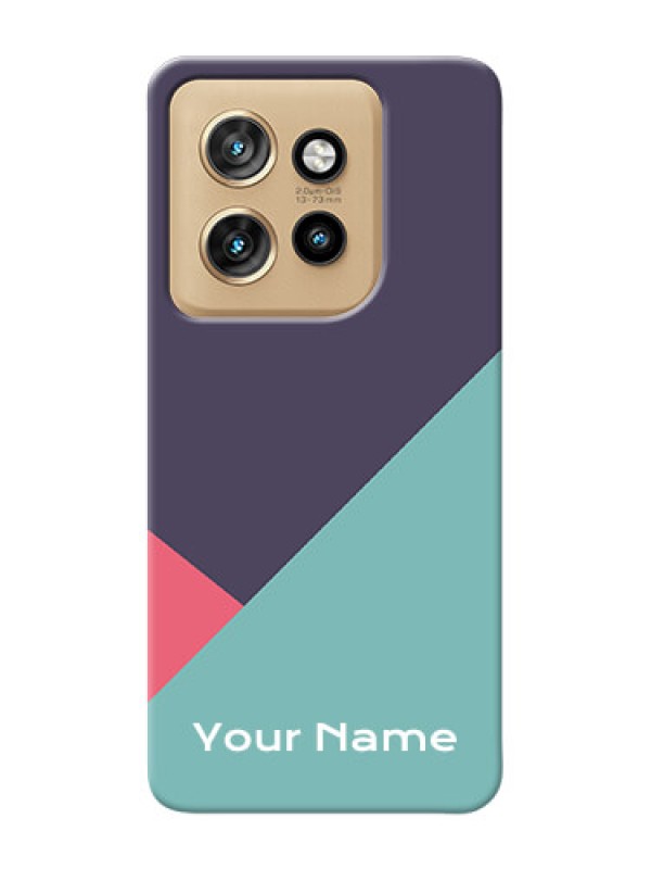 Custom Motorola Edge 50 Neo Custom Mobile Case with Tri Color abstract Design