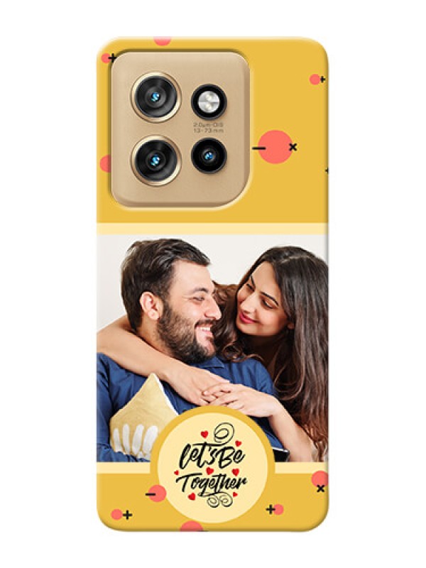 Custom Motorola Edge 50 Neo Photo Printing on Case with Lets be Together Design