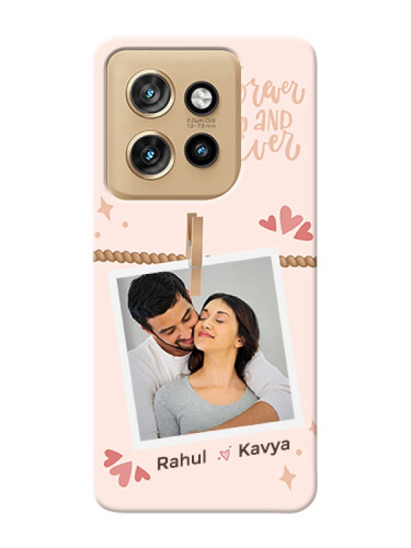 Custom Motorola Edge 50 Neo Custom Phone Case with Forever and ever love Design