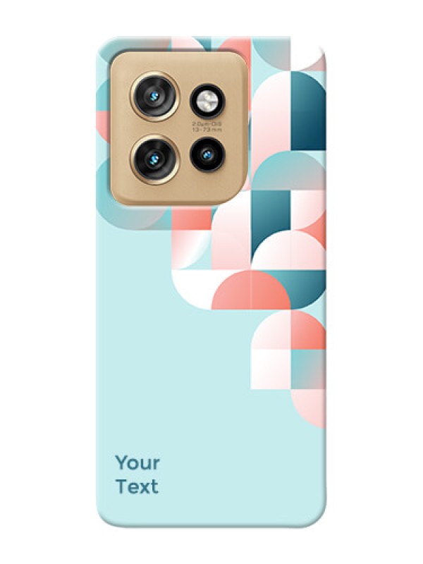 Custom Motorola Edge 50 Neo Custom Phone Case with Stylish Semicircle Pattern Design