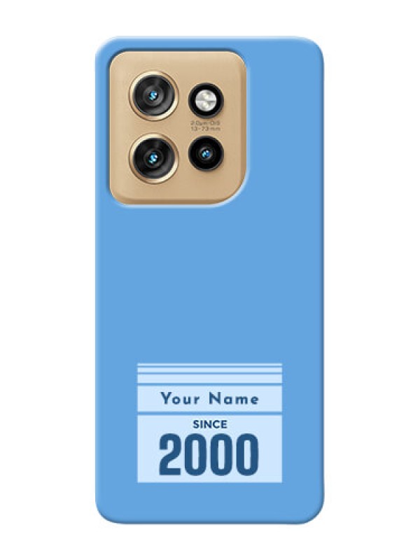 Custom Motorola Edge 50 Neo Custom Mobile Case with Custom Year of birth Design