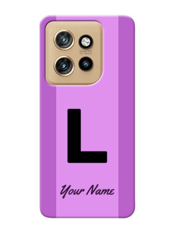 Custom Motorola Edge 50 Neo Custom Phone Case with Tricolor custom text Design