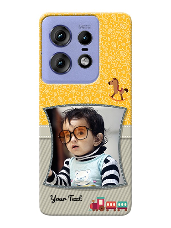 Custom Motorola Edge 50 Pro 5G Custom Hard Phone Case - Baby Picture Upload Design