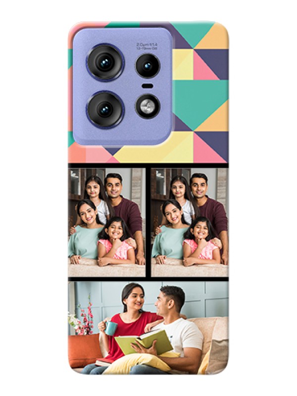 Custom Motorola Edge 50 Pro 5G Custom Hard Phone Case - Bulk Pic Upload Design