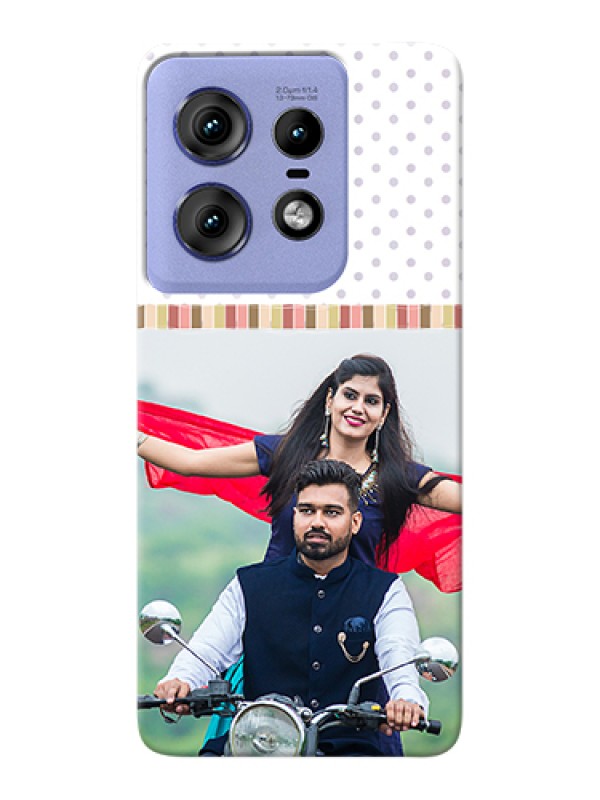 Custom Motorola Edge 50 Pro 5G Custom Hard Phone Case - Cute Family Design