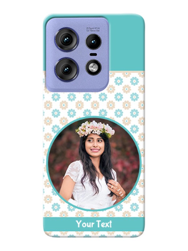 Custom Motorola Edge 50 Pro 5G Custom Hard Phone Case - Beautiful Flowers Design