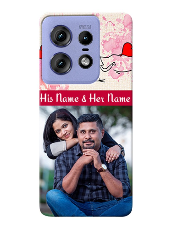 Custom Motorola Edge 50 Pro 5G Custom Hard Phone Case - You And Me Case Design