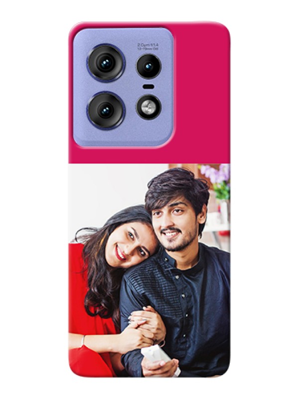 Custom Motorola Edge 50 Pro 5G Custom Hard Phone Case - Anniversary Cover Design