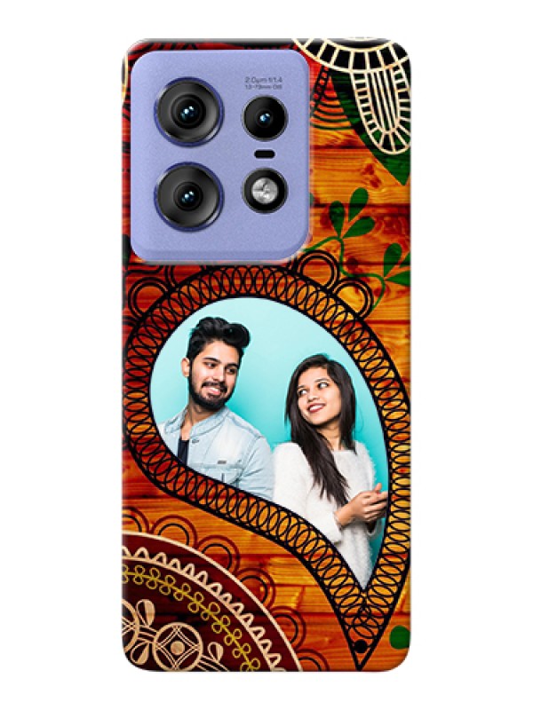 Custom Motorola Edge 50 Pro 5G Custom Hard Phone Case - Abstract Colorful Design