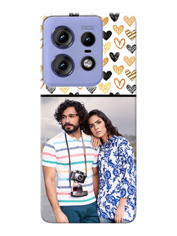 Custom Motorola Edge 50 Pro 5G Custom Hard Phone Case - Love Symbol Design