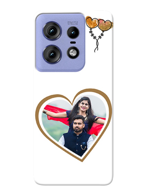 Custom Motorola Edge 50 Pro 5G Custom Hard Phone Case - You & Me Design