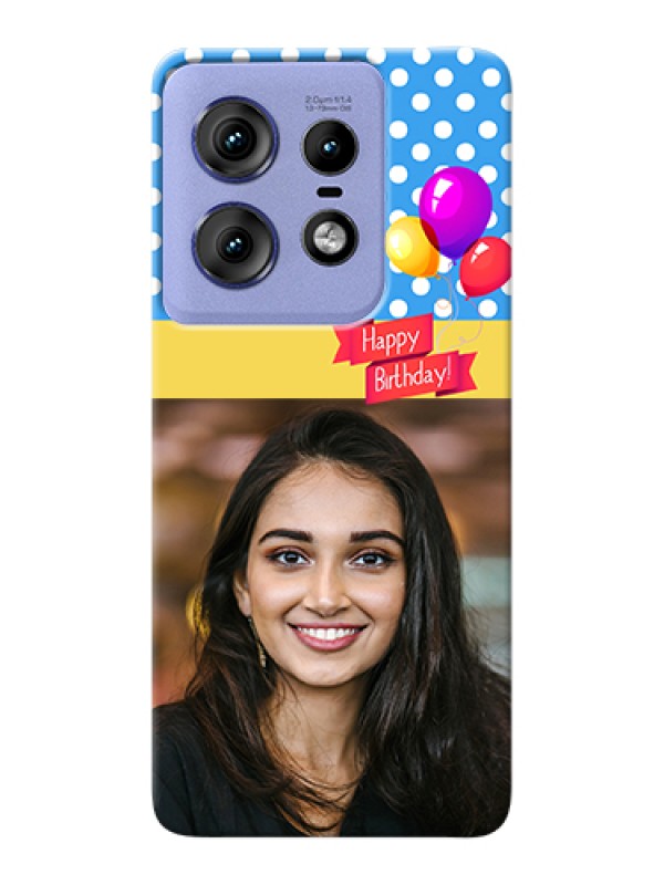 Custom Motorola Edge 50 Pro 5G Custom Hard Phone Case - Happy Birthday Design