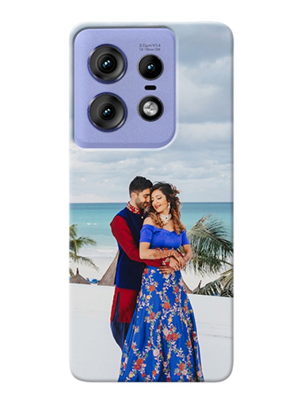 Custom Motorola Edge 50 Pro 5G Custom Hard Phone Case - Upload Full Picture Design