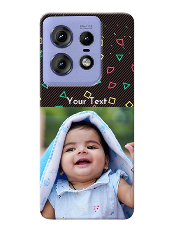 Custom Motorola Edge 50 Pro 5G Custom Hard Phone Case - With Confetti Birthday Design