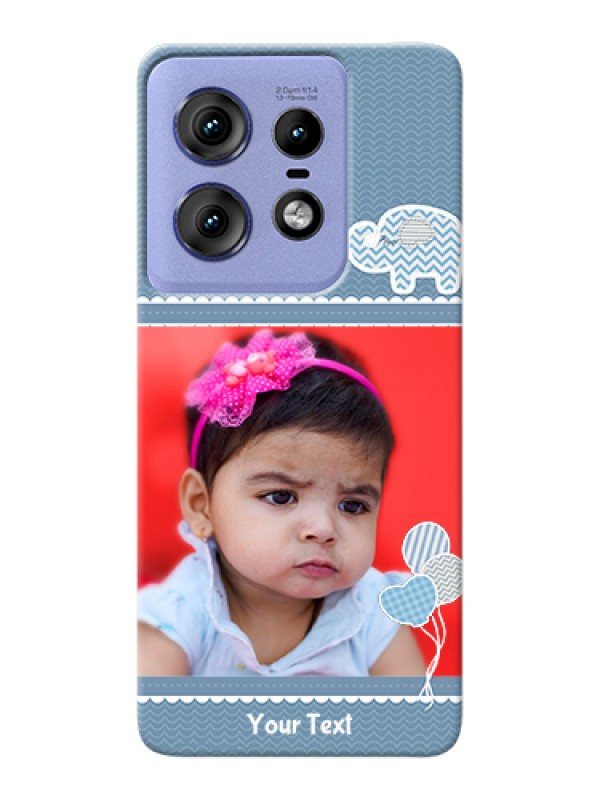 Custom Motorola Edge 50 Pro 5G Custom Hard Phone Case - With Kids Pattern Design