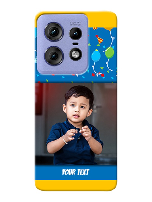 Custom Motorola Edge 50 Pro 5G Custom Hard Phone Case - Birthday Wishes Design