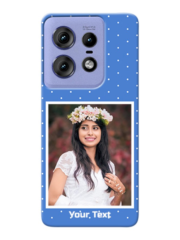 Custom Motorola Edge 50 Pro 5G Custom Hard Phone Case - Polka Dots Design