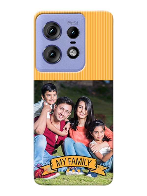 Custom Motorola Edge 50 Pro 5G Custom Hard Phone Case - My Family Design