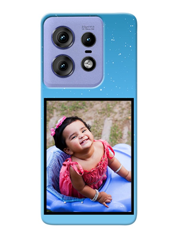 Custom Motorola Edge 50 Pro 5G Custom Hard Phone Case - Wave Pattern Colorful Design