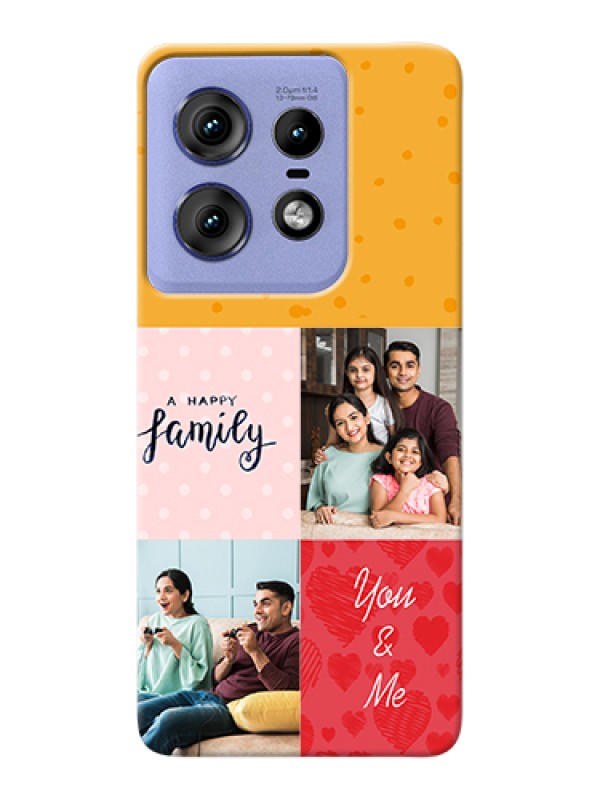 Custom Motorola Edge 50 Pro 5G Custom Hard Phone Case - Images With Quotes Design