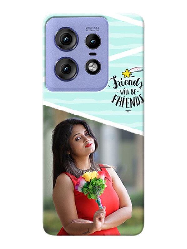 Custom Motorola Edge 50 Pro 5G Custom Hard Phone Case - Friends Picture Icon Design