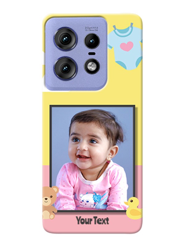 Custom Motorola Edge 50 Pro 5G Custom Hard Phone Case - Kids 2 Color Design