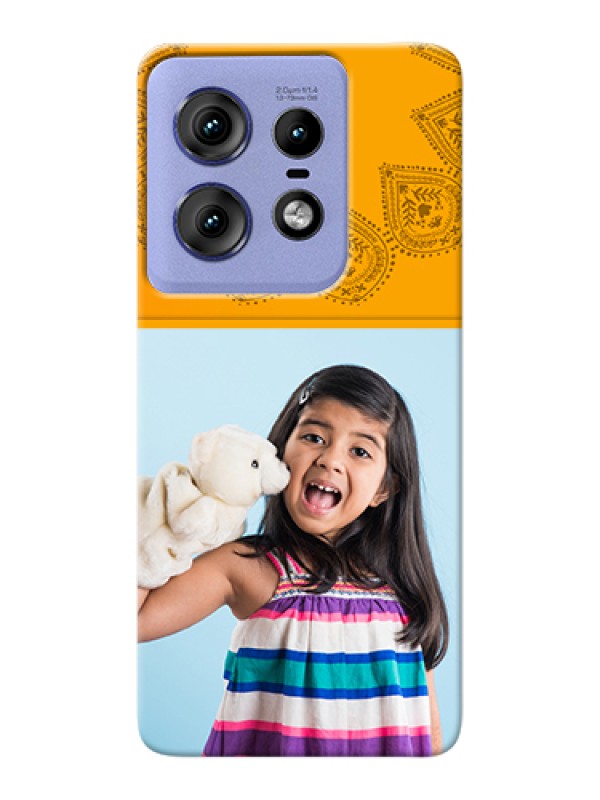 Custom Motorola Edge 50 Pro 5G Custom Hard Phone Case - Photo Wedding Design