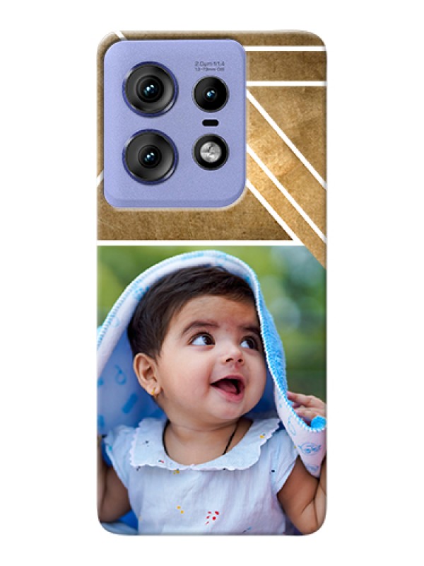 Custom Motorola Edge 50 Pro 5G Custom Hard Phone Case - Gradient Abstract Texture Design