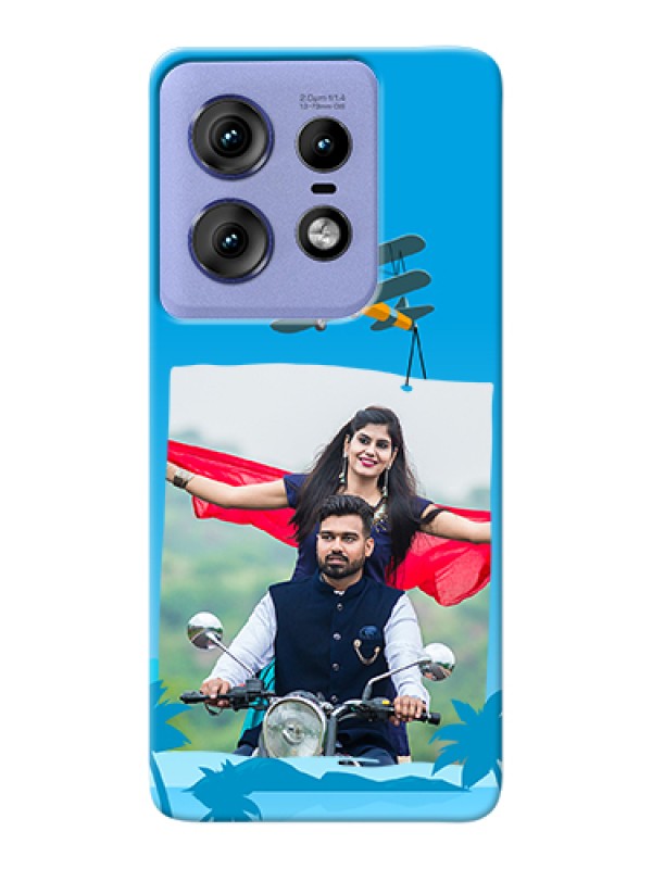 Custom Motorola Edge 50 Pro 5G Custom Hard Phone Case - Traveller Design