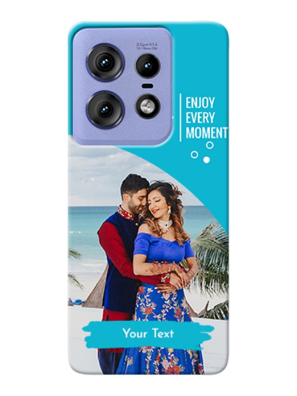 Custom Motorola Edge 50 Pro 5G Custom Hard Phone Case - Happy Moment Design