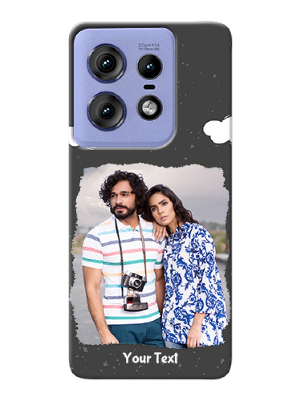 Custom Motorola Edge 50 Pro 5G Custom Hard Phone Case - Splashes With Love Doodles Design