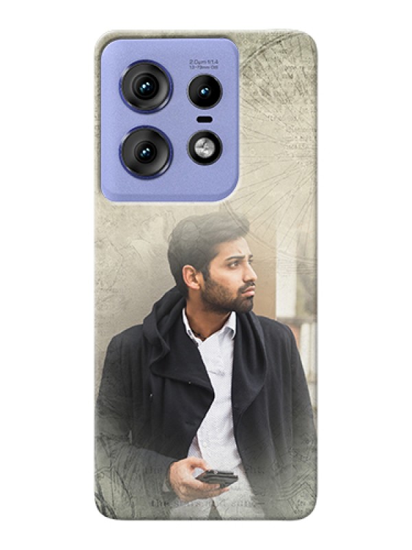 Custom Motorola Edge 50 Pro 5G Custom Hard Phone Case - With Vintage Design