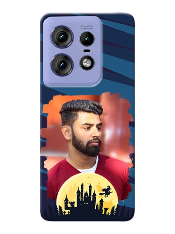 Custom Motorola Edge 50 Pro 5G Custom Hard Phone Case - Halloween Witch Design