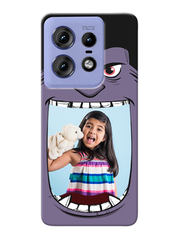 Custom Motorola Edge 50 Pro 5G Custom Hard Phone Case - Angry Monster Design