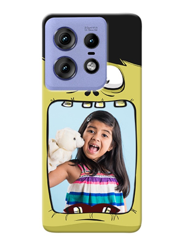 Custom Motorola Edge 50 Pro 5G Custom Hard Phone Case - Cartoon Monster Back Case Design