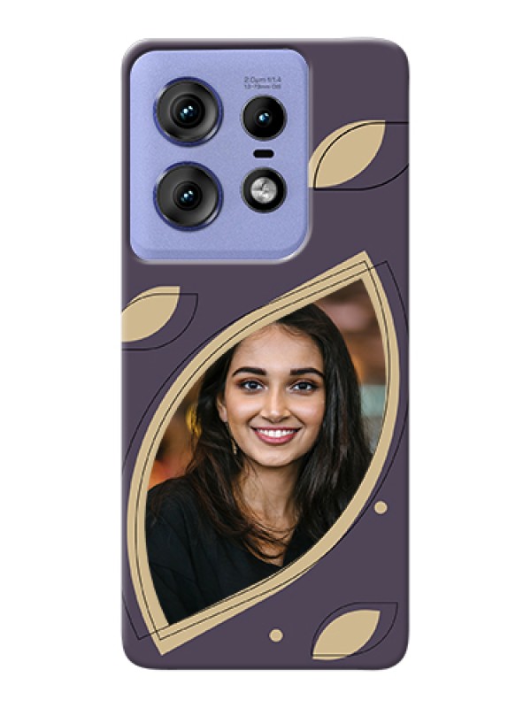 Custom Motorola Edge 50 Pro 5G Custom Hard Phone Case - Falling Leaf Design