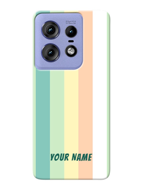 Custom Motorola Edge 50 Pro 5G Custom Hard Phone Case - Multi - Colour Stripes Design