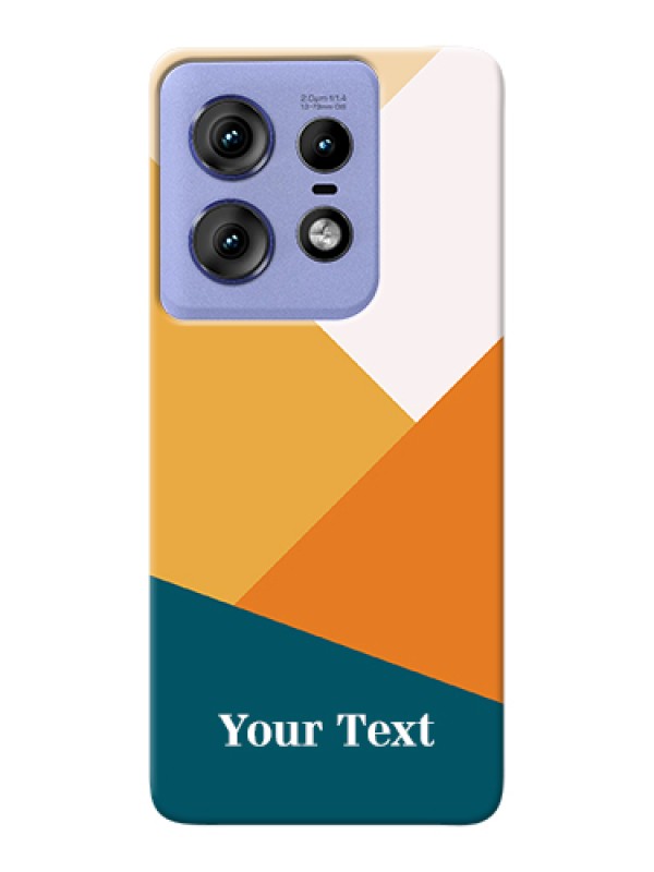 Custom Motorola Edge 50 Pro 5G Custom Hard Phone Case - Stacked Multi - Colour Design