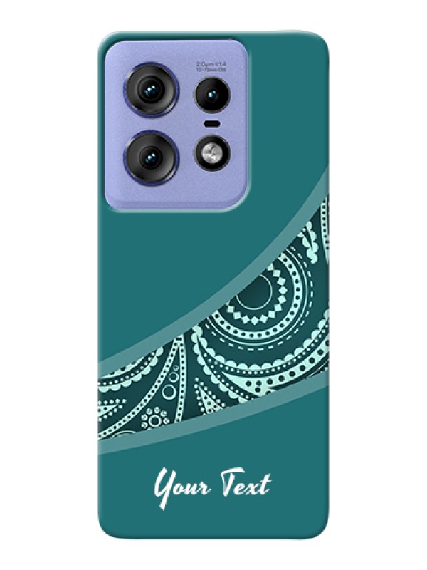 Custom Motorola Edge 50 Pro 5G Custom Hard Phone Case - Semi Visible Floral Design