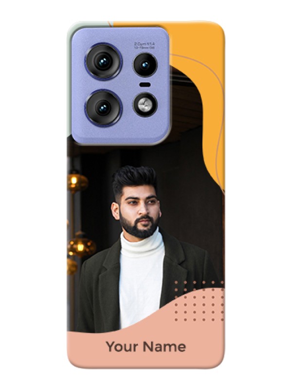 Custom Motorola Edge 50 Pro 5G Custom Hard Phone Case - Tri - Coloured Overlay Design