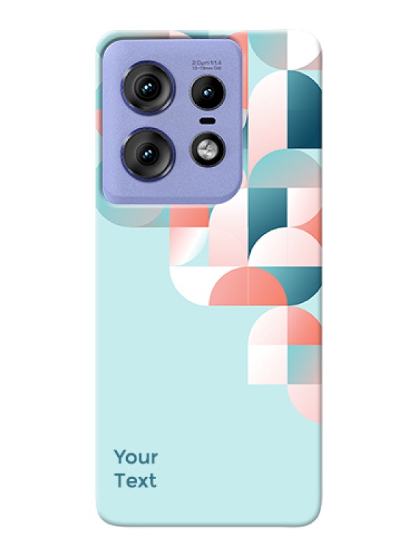 Custom Motorola Edge 50 Pro 5G Custom Hard Phone Case - Stylish Semi - Circle Pattern Design