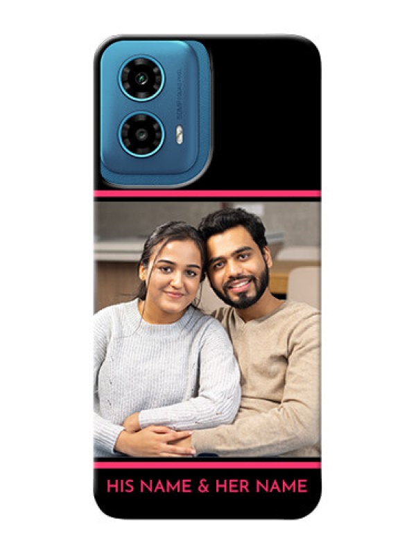 Custom Motorola G34 5G Mobile Covers With Add Text Design