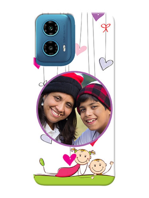 Custom Motorola G34 5G Mobile Cases: Cute Kids Phone Case Design