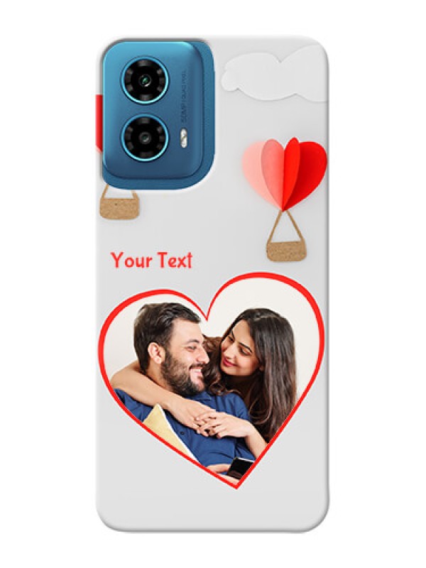 Custom Motorola G34 5G Phone Covers: Parachute Love Design