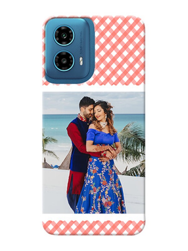 Custom Motorola G34 5G custom mobile cases: Pink Pattern Design