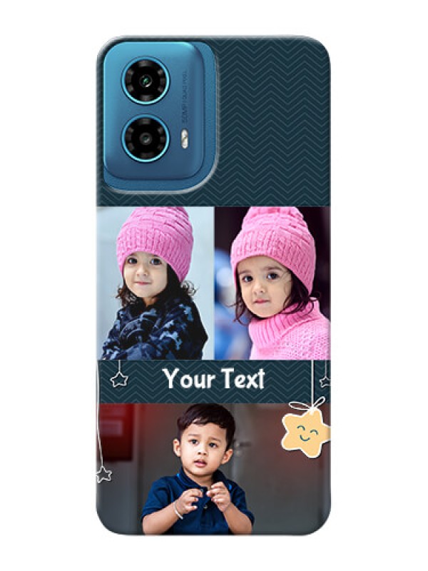 Custom Motorola G34 5G Mobile Back Covers Online: Hanging Stars Design