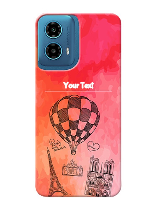 Custom Motorola G34 5G Personalized Mobile Covers: Paris Theme Design
