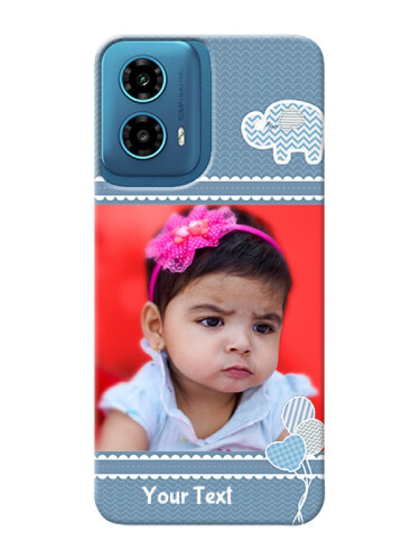 Custom Motorola G34 5G Custom Phone Covers with Kids Pattern Design