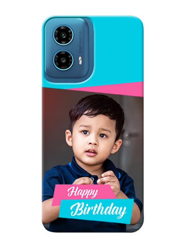 Custom Motorola G34 5G Mobile Covers: Image Holder with 2 Color Design